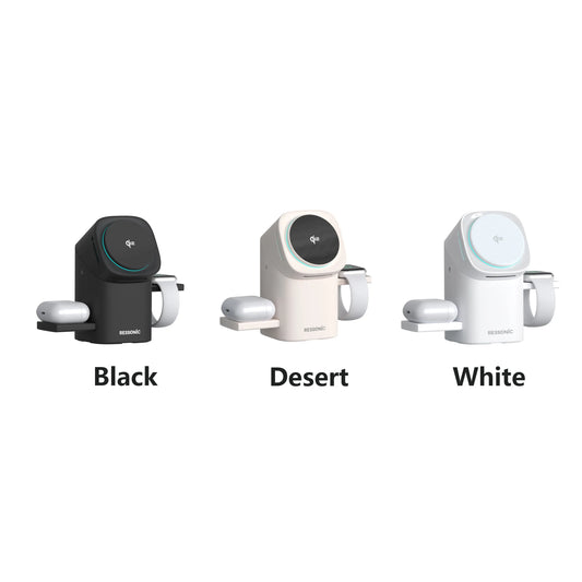 3-in-1 Magnetic Wireless Charging Station for Phone Watch & Earbuds