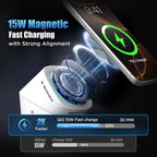 3-in-1 Magnetic Wireless Charging Station for Phone Watch & Earbuds