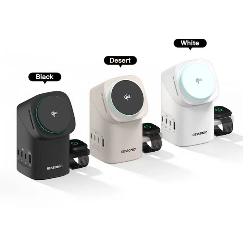 3-in-1 Magnetic Wireless Charging Station for Phone Watch & Earbuds