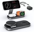 Foldable 3 In 1 Magnetic Wireless Charger with Fast Charging Stand