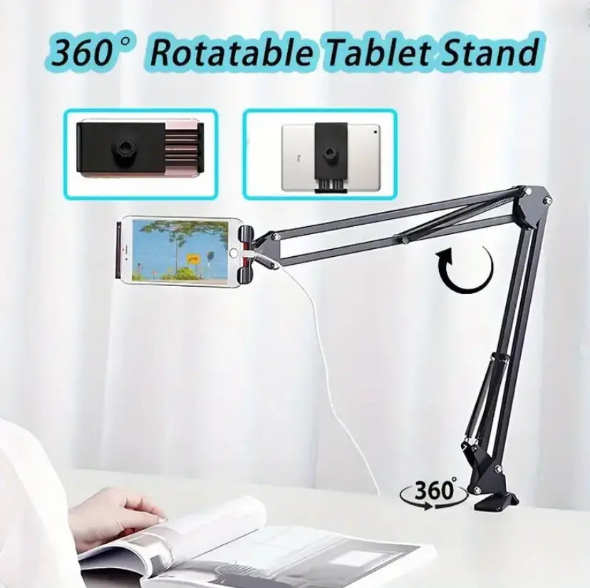 360° Rotating Foldable Tablet Stand for Phones and Tablets