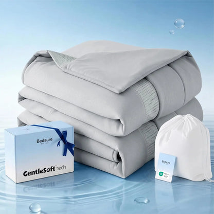 Cooling Comforter Ultra Soft Breathable Summer Blanket for Hot Sleepers