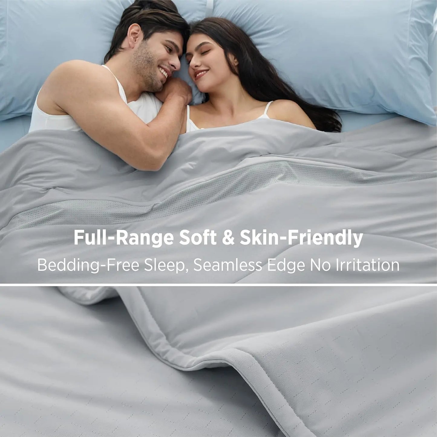 Cooling Comforter Ultra Soft Breathable Summer Blanket for Hot Sleepers