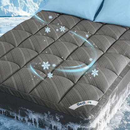 Cooling Silver Infused Mattress Topper Waterproof Breathable Mattress Pad