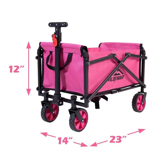 330lbs Heavy Duty Folding Wagon Cart Lightweight Utility Wagon with Wheels